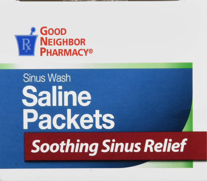 Good Neighbor Pharmacy Saline Packets Sinus Relief 100ct