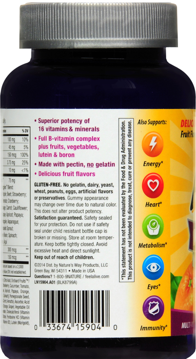 Alive! Women's 50+ Multi-Vitamin Gummies 60ct