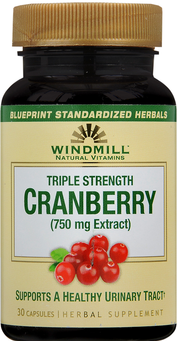 CRANBERRY 750 MG CAPSULES 30CT WINDML