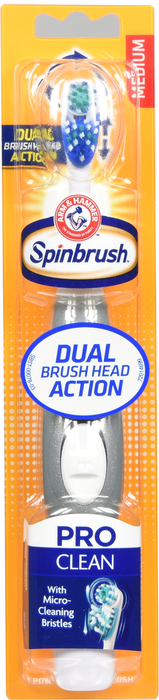 SPINBRUSH TOOTHBRUSH PRO CLEAN MEDIUM