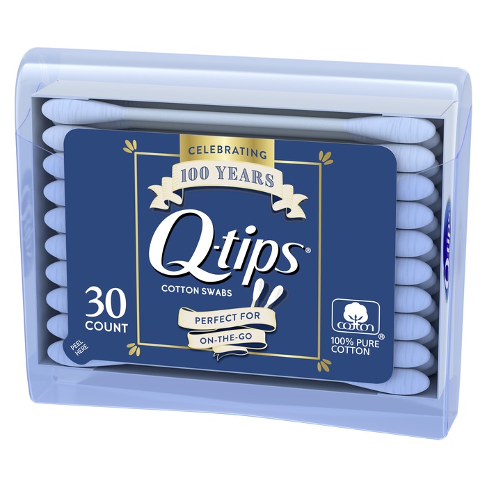 Q-TIPS COTTON SWAB TRAVEL PACK 30CT