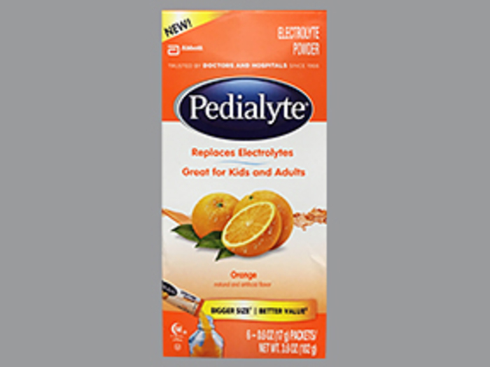 PEDIALYTE LRG PWD PACKETS ORANGE 6CT