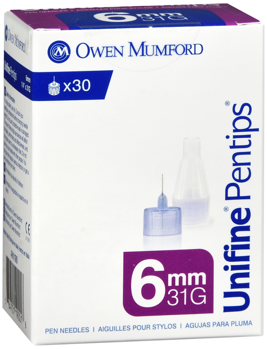 Unifine Pentips 6mmx31g 30ct