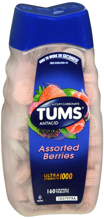 TUMS ULTRA TABLET BERRY 160CT