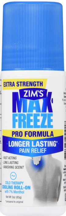 Zim's Max-Freeze Pro Formula Roll-On 3oz