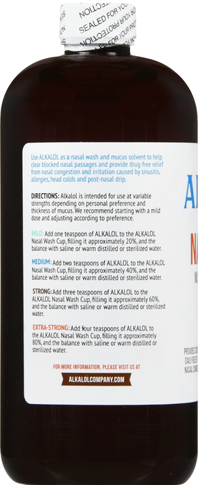 Alkalol Nasal Wash Liquid 16oz