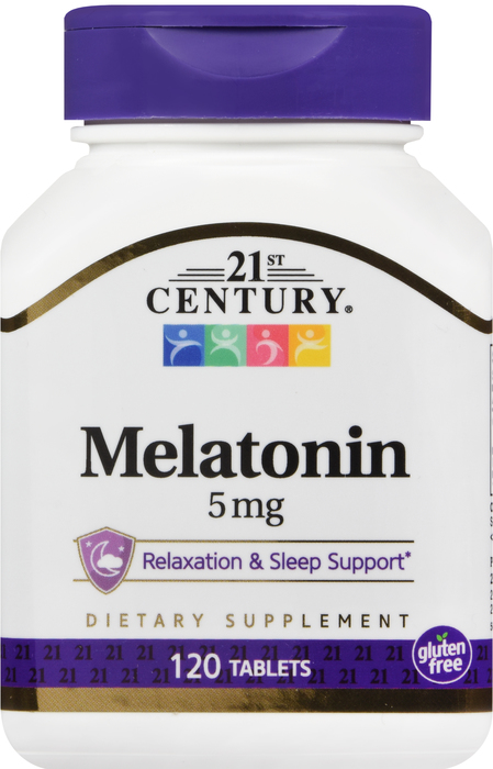 21st Century Melatonin 5mg Tablets 120ct