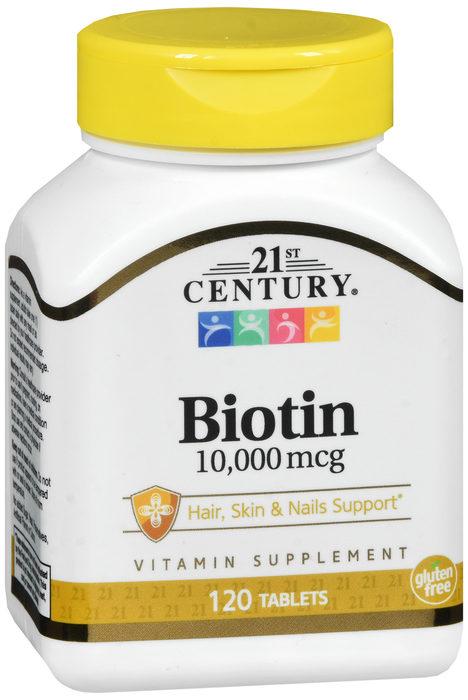 21st Century Biotin 10,000mcg Tablets 120ct