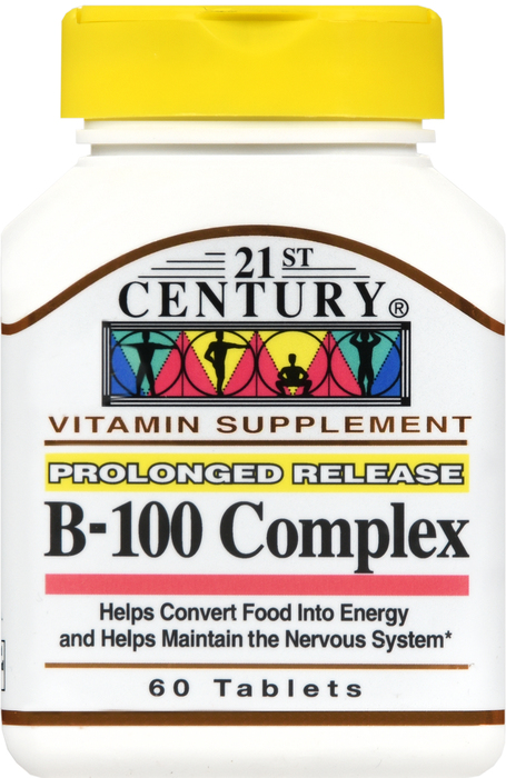 21st Century B-100 Complex Prolonged Release Tablets 60ct