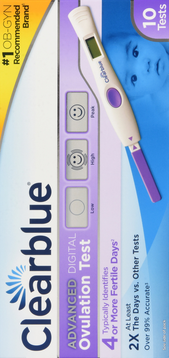 ClearBlue Advanced Digital Ovulation Test 10ct