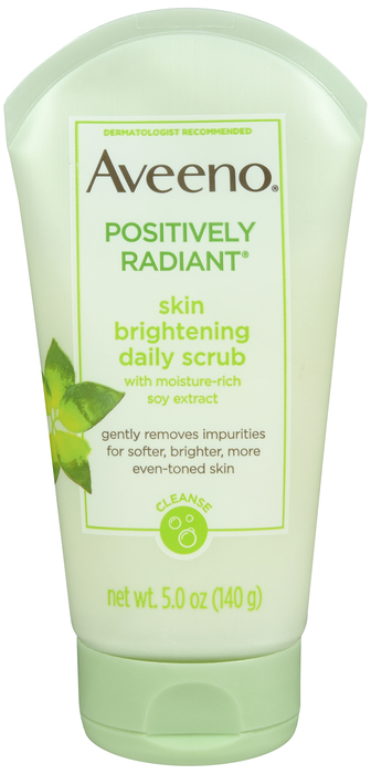 Aveeno Positively Radiant Skin Brightening Exfoliating Face Scrub 5oz