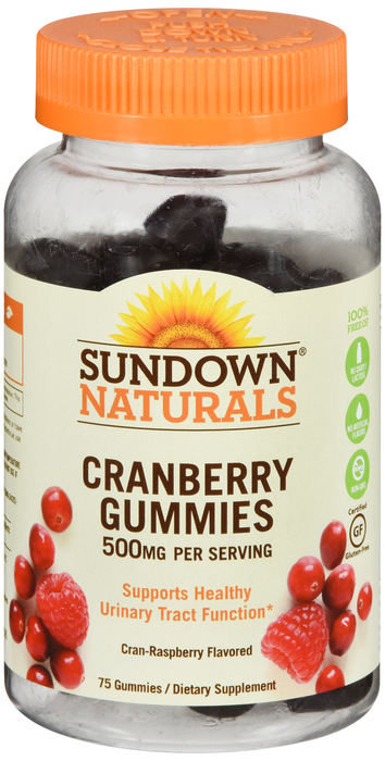 CRANBERRY 500MG GUMMIE 75CT SUNDWN