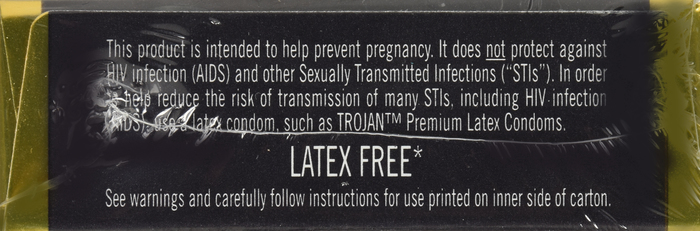 Trojan NaturaLamb Latex-Free Luxury Condoms 3ct