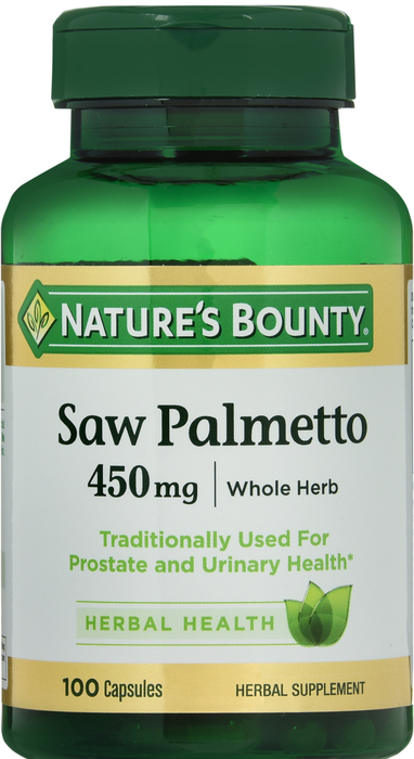 SAW PALMETTO 450MG CAP 100CT NAT BOUNTY