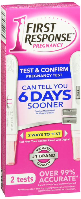 FIRST RESPONSE PREG TEST TEST/CONFRM 2CT