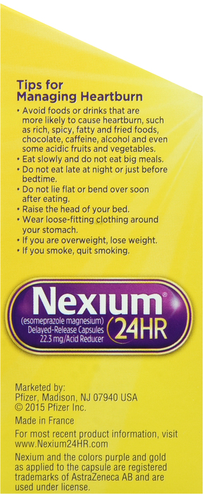 Nexium 24HR 20mg Heartburn Relief Capsules 28ct