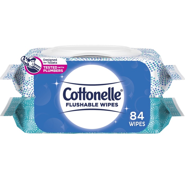 Cottonelle Flushable Cloth Wipes 84ct