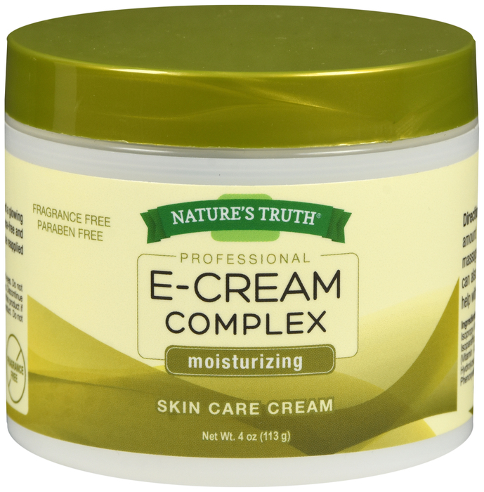 VIT E COMPLEX MOIST CREAM 4 OZ NAT TRUTH