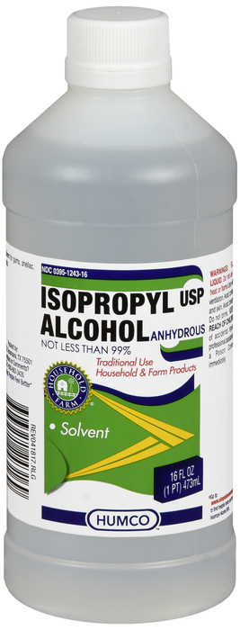 ALCOHOL ISOPROPYL 99% USP 24X16OZ HUMCO