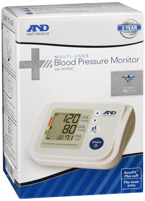 A&D Blood Pressure Monitor With Wide Cuff