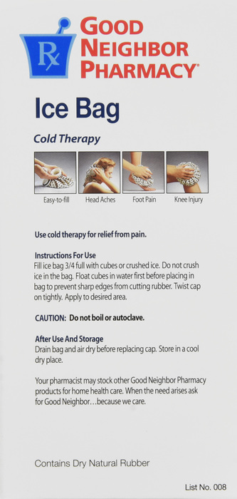 Good Neighbor Pharmacy Ice Bag Cold Therapy 9 inches