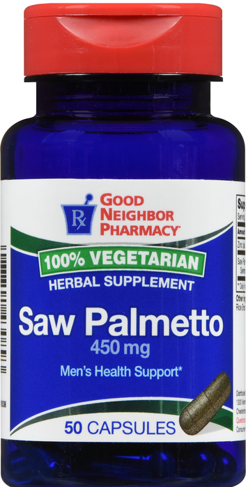 Good Neighbor Pharmacy Saw Palmetto 450mg Capsules 50ct