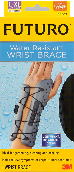 FUTURO WATER RESIST WRIST BRACE L/XL LFT