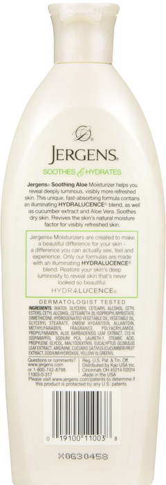 JERGENS LOTION ALOE SOOTHING 10OZ