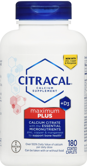 CITRACAL MAXIMUM CAPLET 180CT