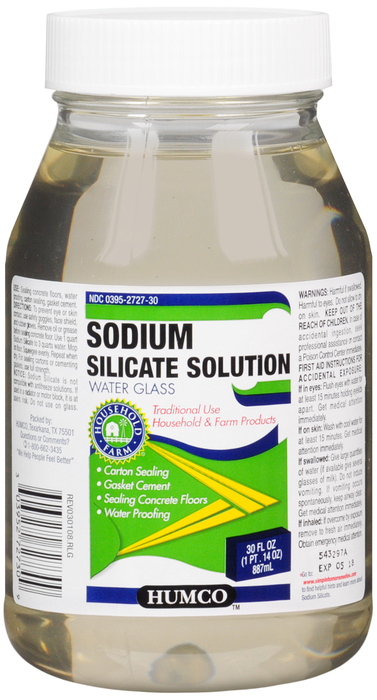 SODIUM SILICA SOLUTION 30OZ HUMCO