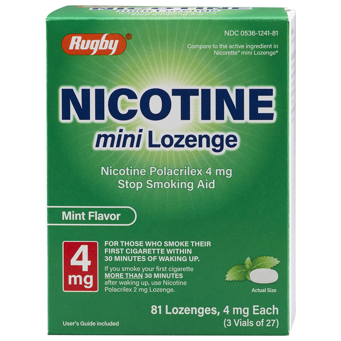 NICOTINE MINT 4 MG LOZ 81