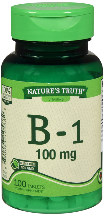 VIT B-1 100MG TAB 100CT NAT TRUTH