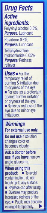 Clear Eyes Lubricant Redness Reliever Eye Drops 0.5oz