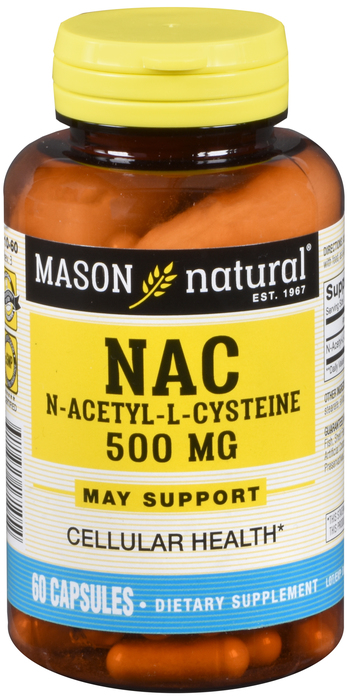 NAC AMINO ACID 500MG CAPSULES 60CT MASON