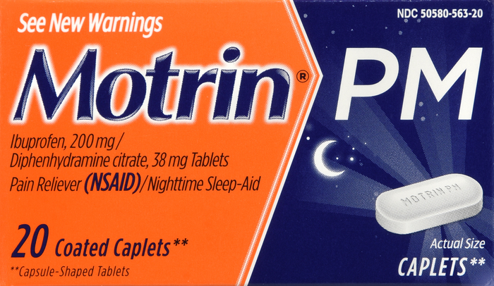 Motrin PM Ibuprofen Coated Caplets 20ct