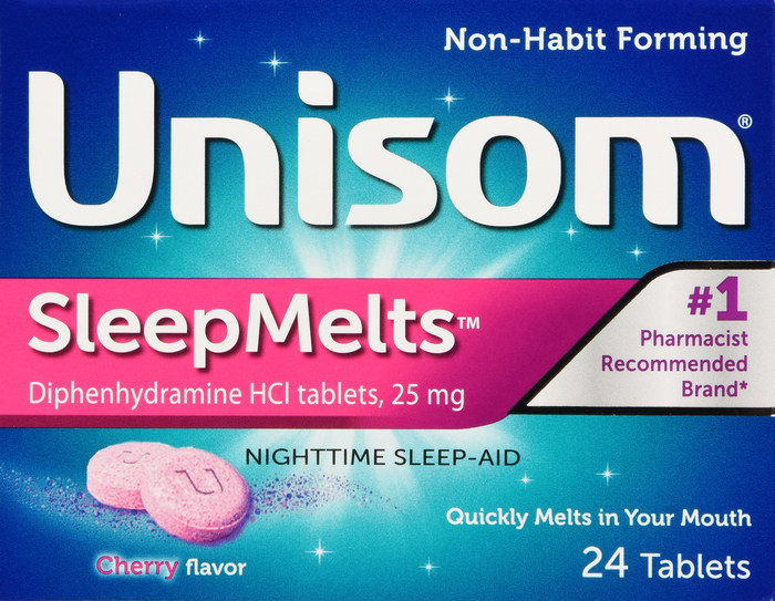 UNISOM TABLET MELT CHERRY 24CT