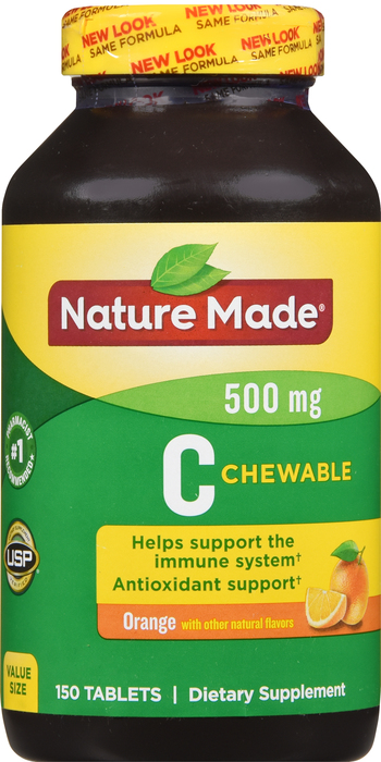 Nature Made Vitamin C 500mg Tablets 150ct