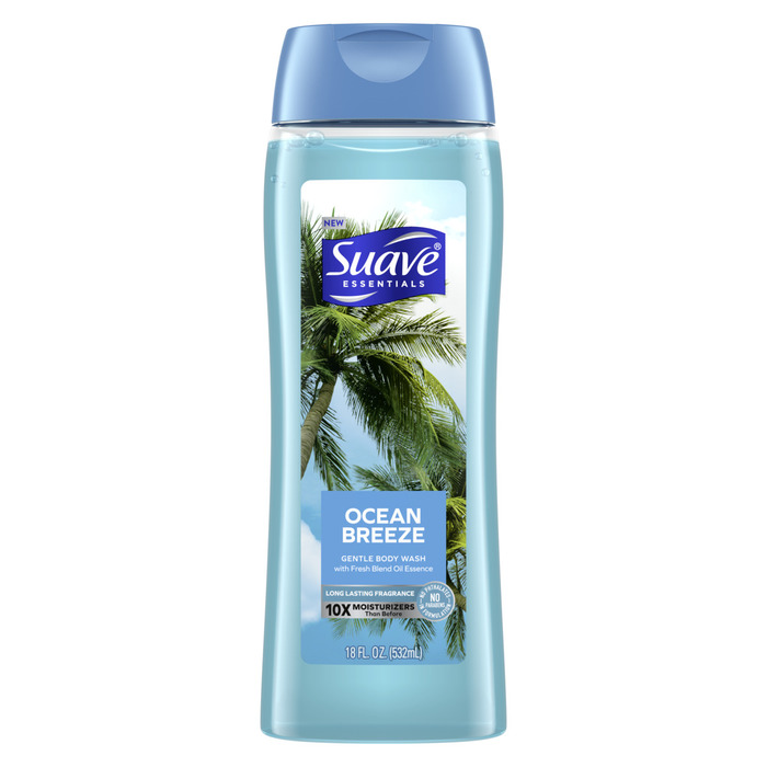 SUAVE ESSENTIALS OCEAN BRZ GNTL WSH 18OZ