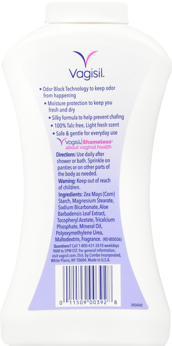 Vagisil Odor Block Deodorant Powder 8oz