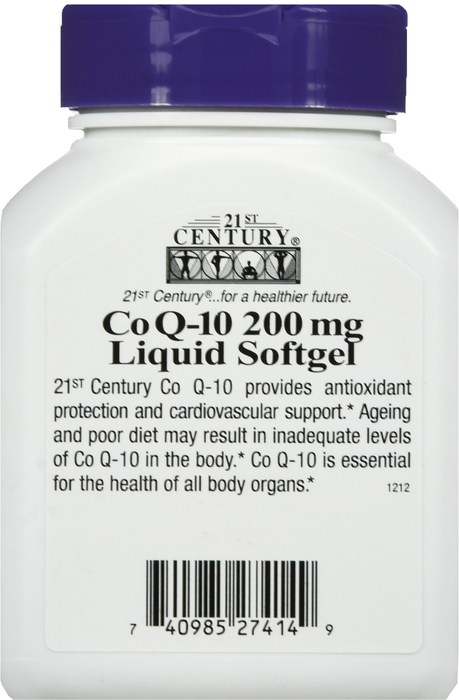 21st Century Co Q-10 200mg Softgels 90ct