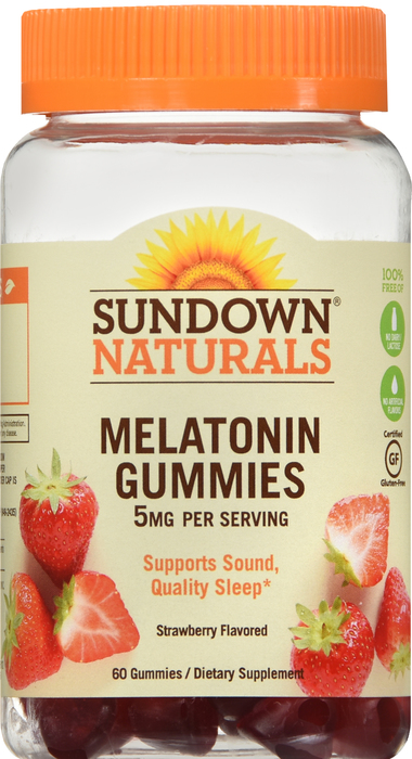 Sundown Melatonin 5mg Gummies 60ct