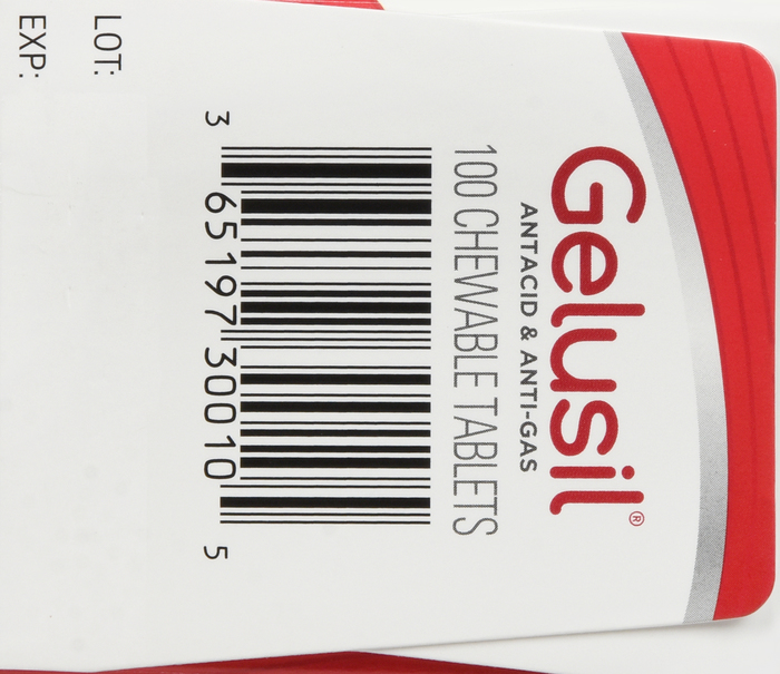 Gelusil Antacid & Anti-Gas Cool Mint Chewable Tablets 100ct