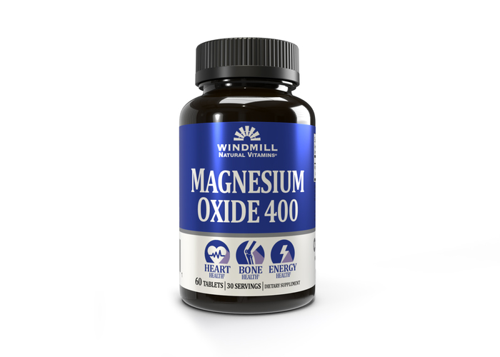 Windmill Magnesium Oxide 400mg Tablets 60ct