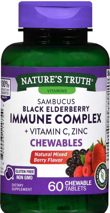 ELDERBERRY IMM CMPLX+VIT C CHEW 60CT NT