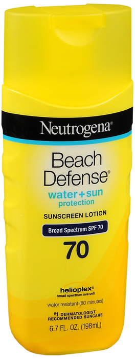 Neutrogena Beach Defense SPF 70 Sunscreen Lotion 6.7oz