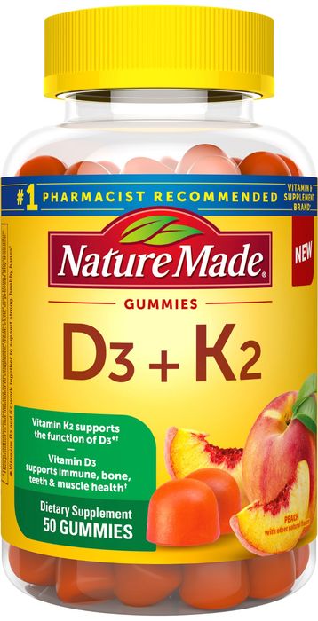 VITAMIN D3 + K2 GMY 50 NAT MADE