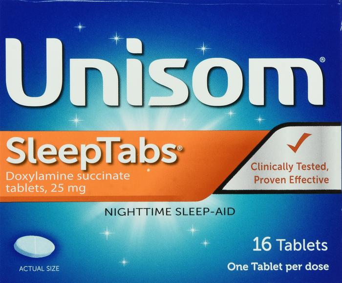 Unisom SleepTabs Doxylamine Succinate Tablets 16ct