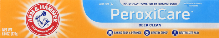 ARM & HAMMER PEROXICARE TOOTHPASTE BAKING SODA & PEROXIDE 6OZ