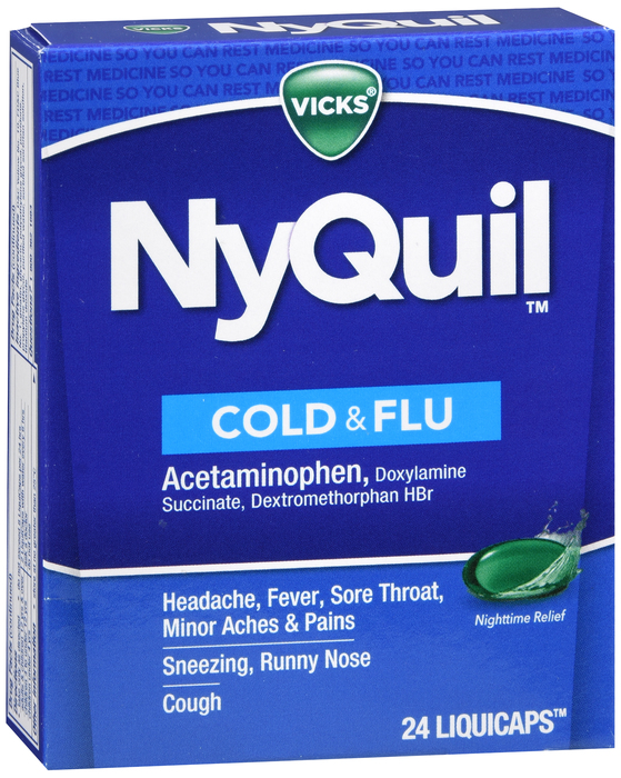 NyQuil Cold Flu Liquicaps 24ct