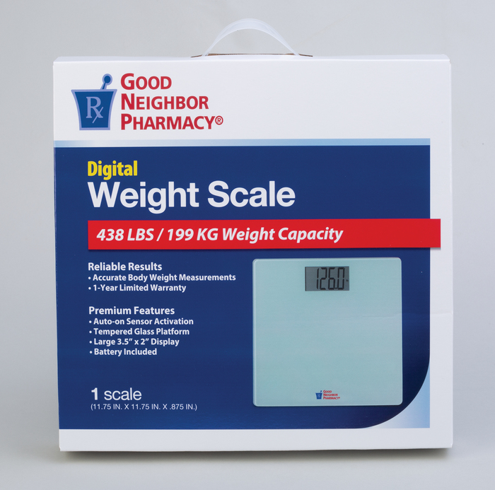 Good Neighbor Pharmacy Digital Weight Scale 438lbs